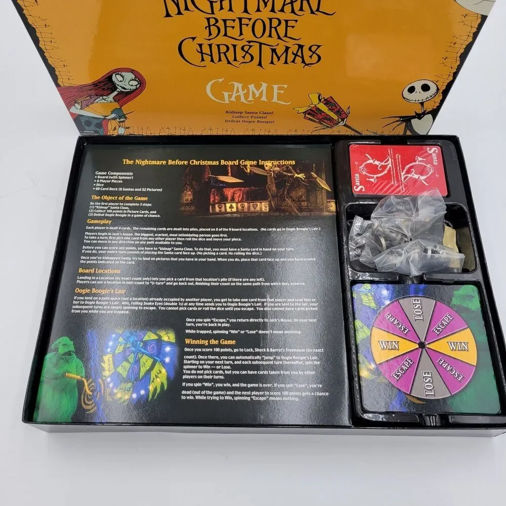 Tim Burton's The Nightmare Before Christmas Board Game Opened New